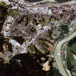 Passau High Resolution Satellite Map
