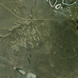 Fort Belknap Agency High Resolution Satellite Map