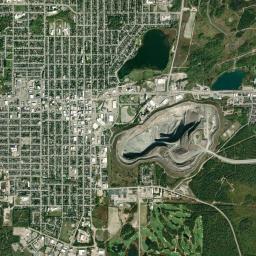 Timmins High Resolution Satellite Map
