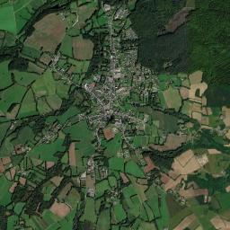Bourbriac High Resolution Satellite Map