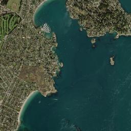 Oak Bay High Resolution Satellite Map