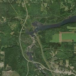 Aerial view of Kakabeka Falls Provincial Park