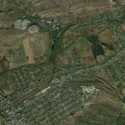 Lutuhyne High Resolution Satellite Map