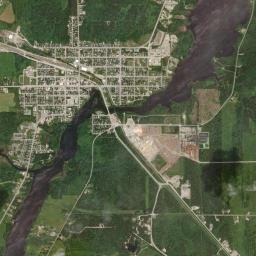 Senneterre High Resolution Satellite Map