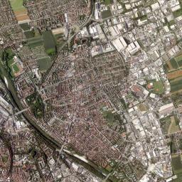 Augsburg High Resolution Satellite Map