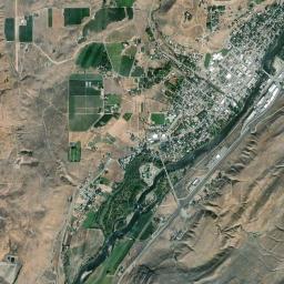 Okanogan High Resolution Satellite Map