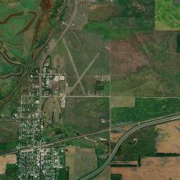 Towner High Resolution Satellite Map