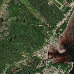 Les Escoumins High Resolution Satellite Map