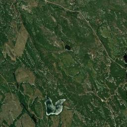 Aerial view of Cristal du Lac quartz mine