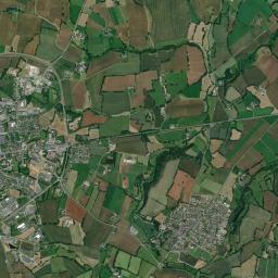 Montenay High Resolution Satellite Map