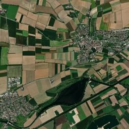 Oberdischingen High Resolution Satellite Map