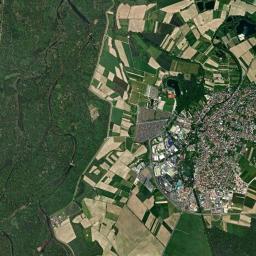 Rust High Resolution Satellite Map