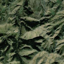 Aerial view of Bear Paw Mountains