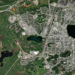 Rouyn-Noranda High Resolution Satellite Map