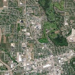 Kalispell High Resolution Satellite Map