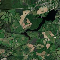 Glomel High Resolution Satellite Map