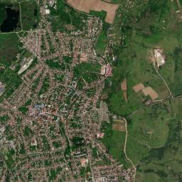 Berehove High Resolution Satellite Map