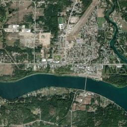 Priest River High Resolution Satellite Map