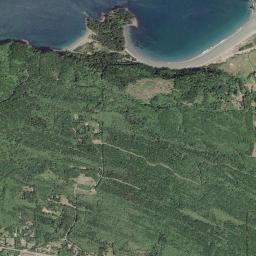 Aerial view of Crescent Beach