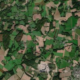 Ménéac High Resolution Satellite Map