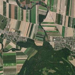 Mannsdorf an der Donau High Resolution Satellite Map