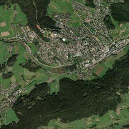Sankt Georgen im Schwarzwald High Resolution Satellite Map