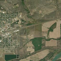 Wolf Point High Resolution Satellite Map