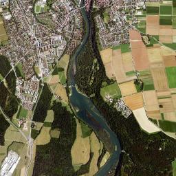Landsberg am Lech High Resolution Satellite Map