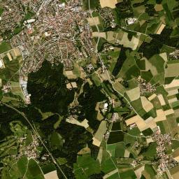 Grafing bei München High Resolution Satellite Map