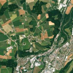 Trostberg an der Alz High Resolution Satellite Map