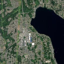 West Lake Stevens High Resolution Satellite Map