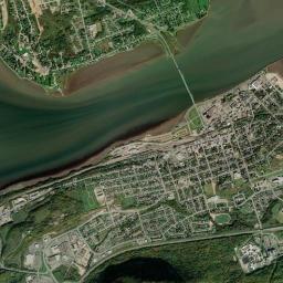 Campbellton High Resolution Satellite Map