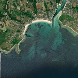 Audierne High Resolution Satellite Map