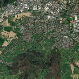 Merzhausen, DE locator map