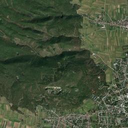 Politischer Bezirk Baden High Resolution Satellite Map