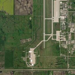 Grand Forks Air Force Base High Resolution Satellite Map