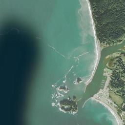 Aerial view of La Push