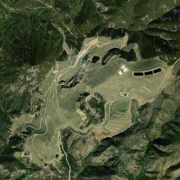 Aerial view of Landusky