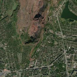 Kryvyi Rih High Resolution Satellite Map