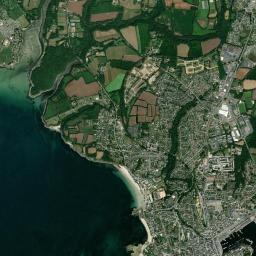 Concarneau High Resolution Satellite Map