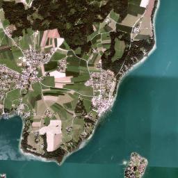 Gstadt am Chiemsee High Resolution Satellite Map
