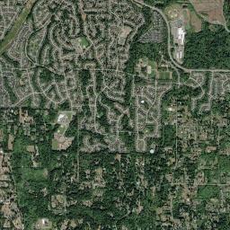 Silver Firs High Resolution Satellite Map