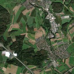 Aach High Resolution Satellite Map