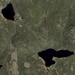 Aerial view of Lac Pied des Monts