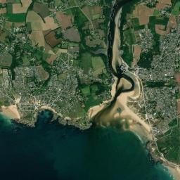Guidel-Plage High Resolution Satellite Map