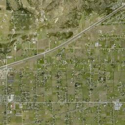 Otis Orchards-East Farms High Resolution Satellite Map