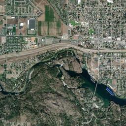 Post Falls High Resolution Satellite Map