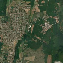 Téglás High Resolution Satellite Map