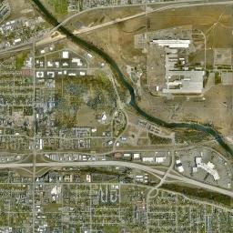 Spokane Valley High Resolution Satellite Map