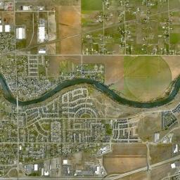 Liberty Lake High Resolution Satellite Map